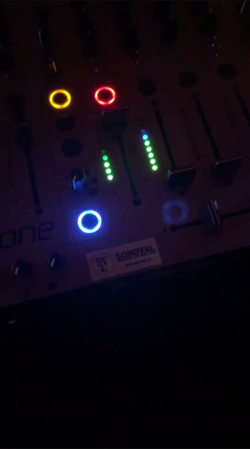 Mixer glowing in the dark
